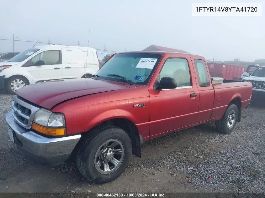 2000 Ford Ranger Xl/Xlt VIN: 1FTYR14V8YTA41720 Lot: 40462139