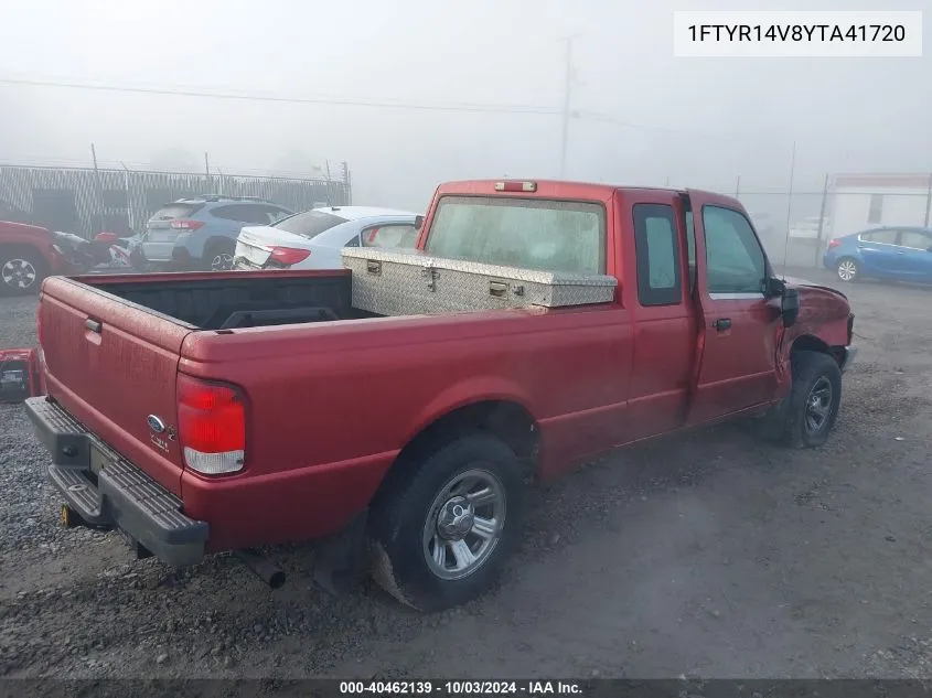 2000 Ford Ranger Xl/Xlt VIN: 1FTYR14V8YTA41720 Lot: 40462139