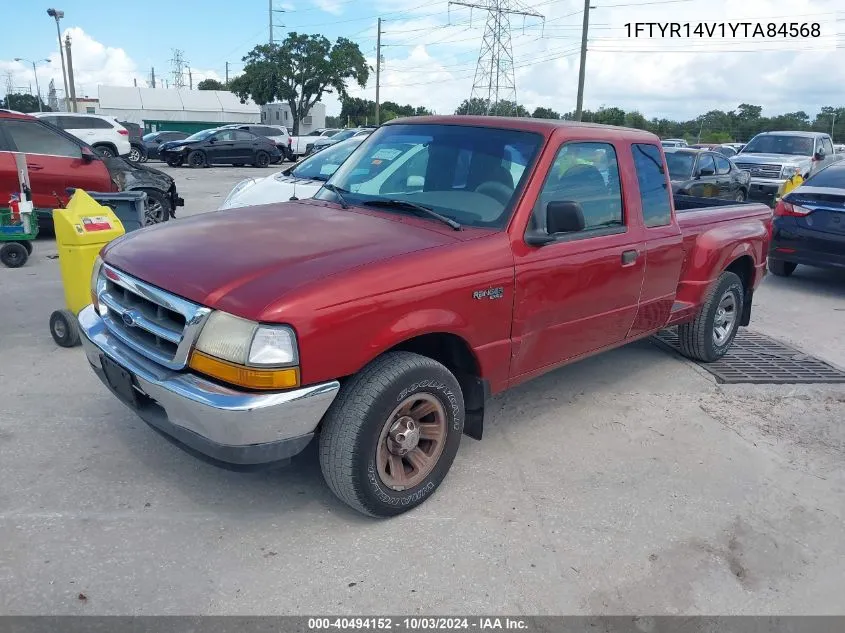 2000 Ford Ranger Xl/Xlt VIN: 1FTYR14V1YTA84568 Lot: 40494152