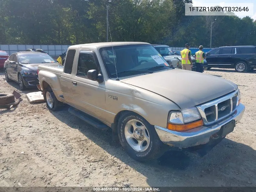 2000 Ford Ranger Xlt VIN: 1FTZR15X0YTB32646 Lot: 40515199