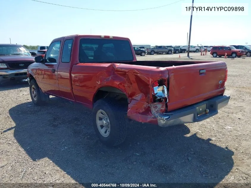 2000 Ford Ranger Xl/Xlt VIN: 1FTYR14V1YPC09898 Lot: 40544768