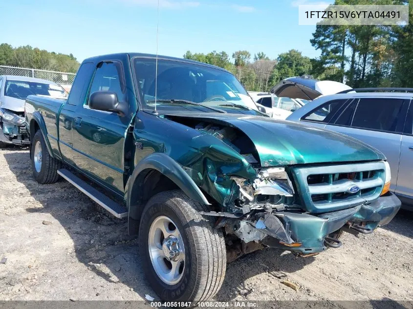 2000 Ford Ranger Xl/Xlt VIN: 1FTZR15V6YTA04491 Lot: 40551847