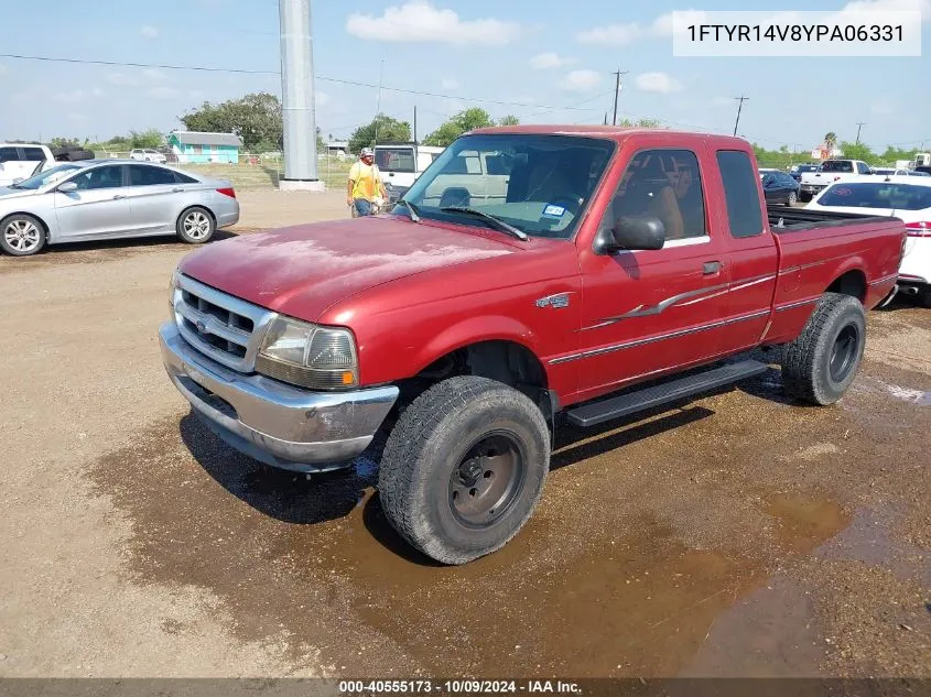 1FTYR14V8YPA06331 2000 Ford Ranger Xl/Xlt