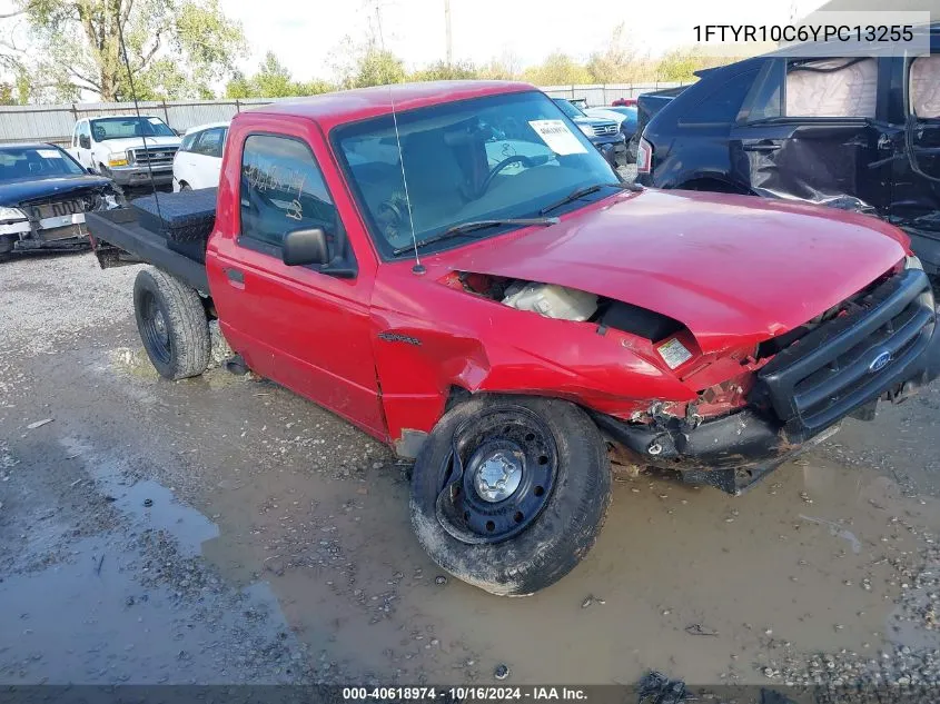 2000 Ford Ranger Xl/Xlt VIN: 1FTYR10C6YPC13255 Lot: 40618974