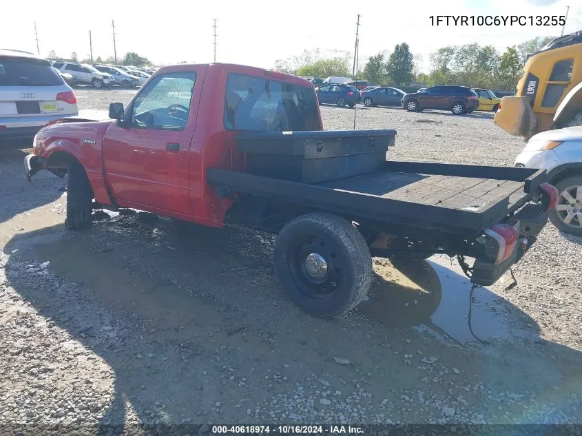 2000 Ford Ranger Xl/Xlt VIN: 1FTYR10C6YPC13255 Lot: 40618974