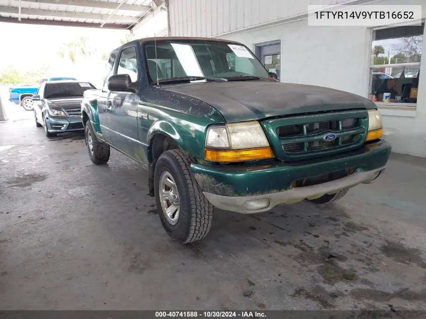 2000 Ford Ranger Xl/Xlt VIN: 1FTYR14V9YTB16652 Lot: 40741588