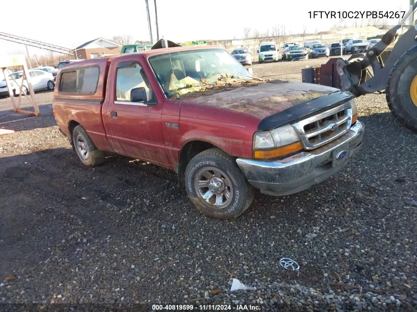 2000 Ford Ranger Xl/Xlt VIN: 1FTYR10C2YPB54267 Lot: 40819599