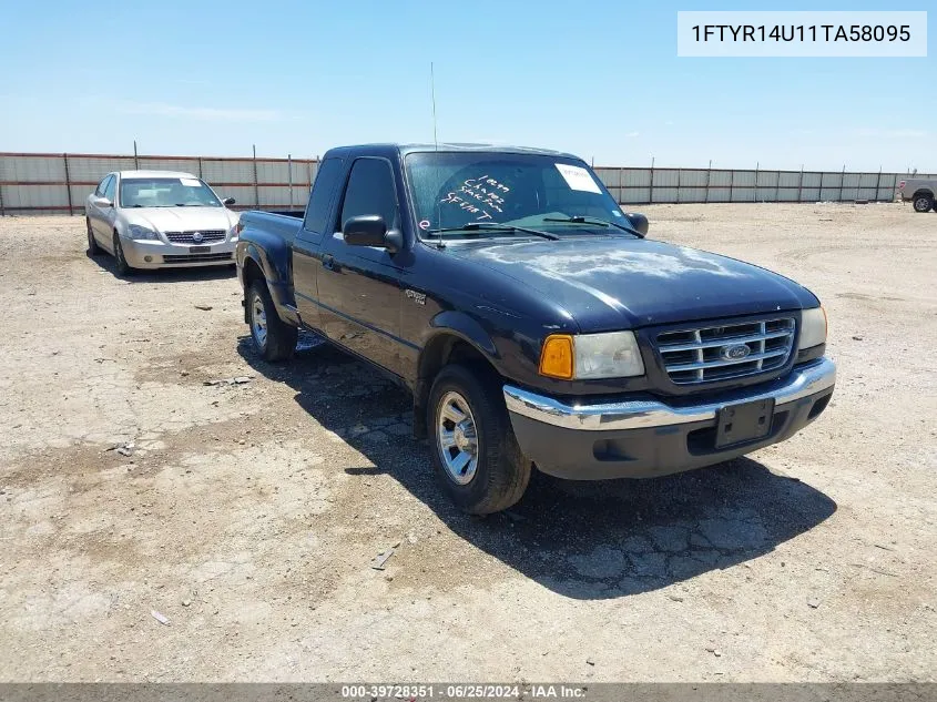 2001 Ford Ranger Edge/Xl/Xlt VIN: 1FTYR14U11TA58095 Lot: 39728351