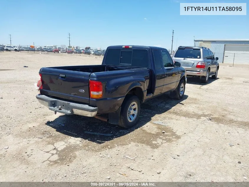 2001 Ford Ranger Edge/Xl/Xlt VIN: 1FTYR14U11TA58095 Lot: 39728351