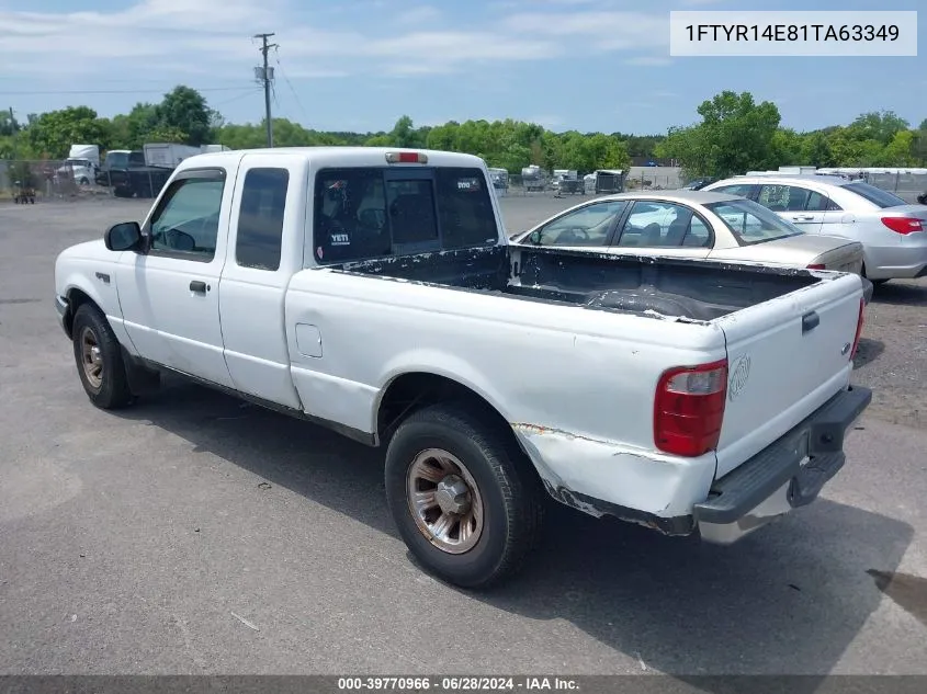 2001 Ford Ranger Edge/Xlt VIN: 1FTYR14E81TA63349 Lot: 39770966