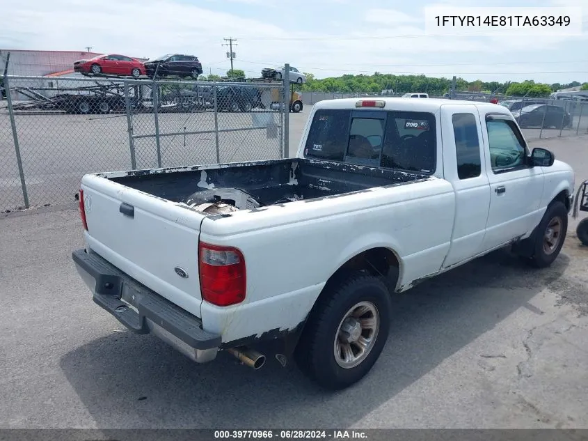 2001 Ford Ranger Edge/Xlt VIN: 1FTYR14E81TA63349 Lot: 39770966