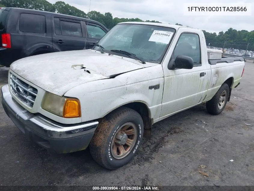 2001 Ford Ranger Xl/Xlt VIN: 1FTYR10C01TA28566 Lot: 39939904