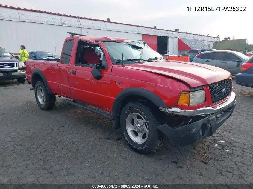 2001 Ford Ranger Edge/Xlt VIN: 1FTZR15E71PA25302 Lot: 40035472