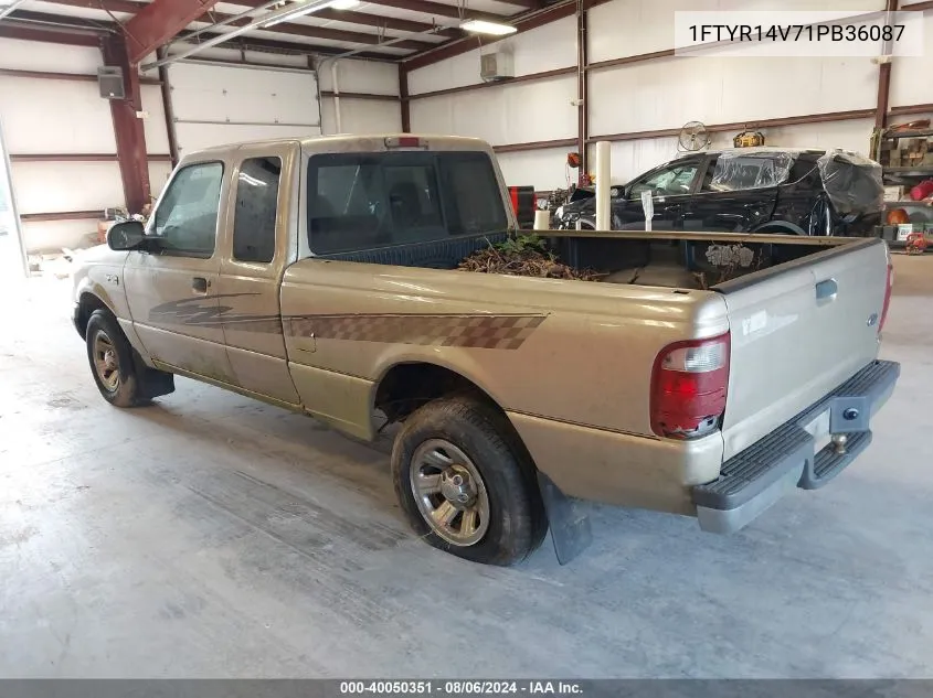 2001 Ford Ranger Edge/Xl/Xlt VIN: 1FTYR14V71PB36087 Lot: 40050351