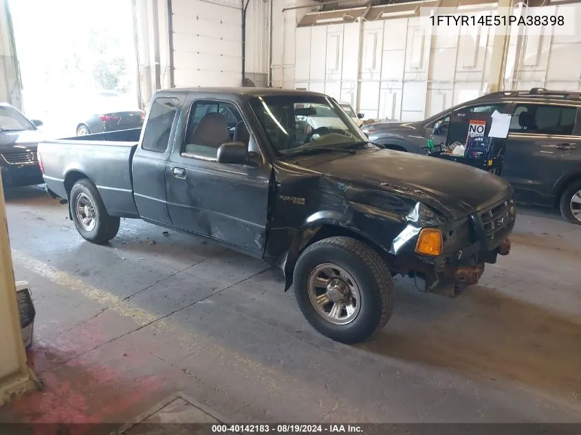 2001 Ford Ranger Edge/Xlt VIN: 1FTYR14E51PA38398 Lot: 40142183