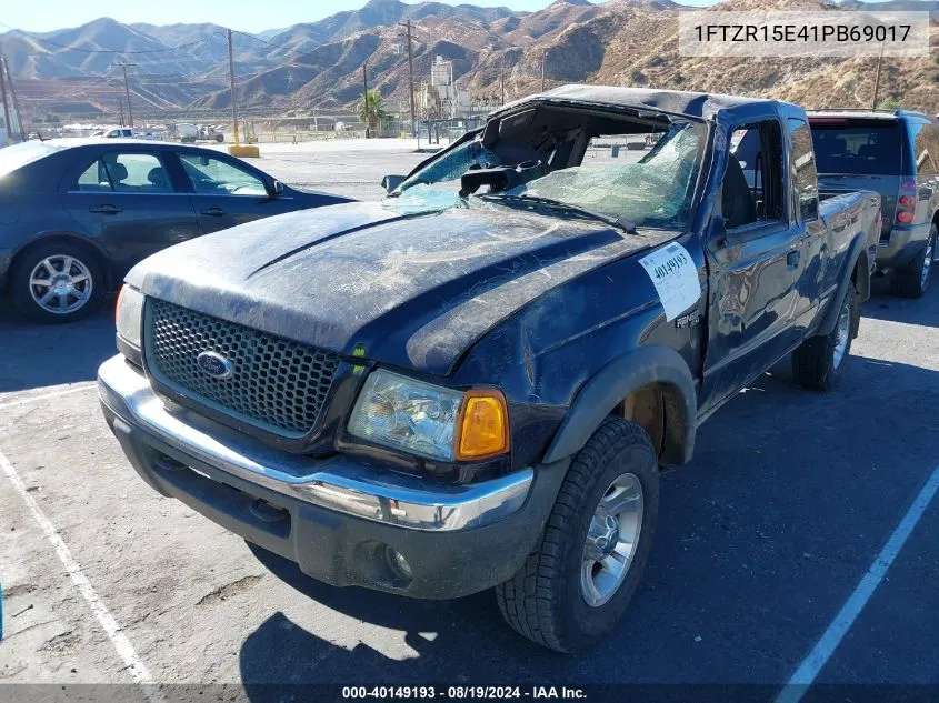 2001 Ford Ranger Edge/Xlt VIN: 1FTZR15E41PB69017 Lot: 40149193