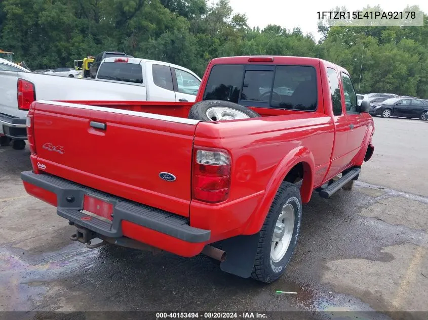 2001 Ford Ranger Edge/Xlt VIN: 1FTZR15E41PA92178 Lot: 40153494