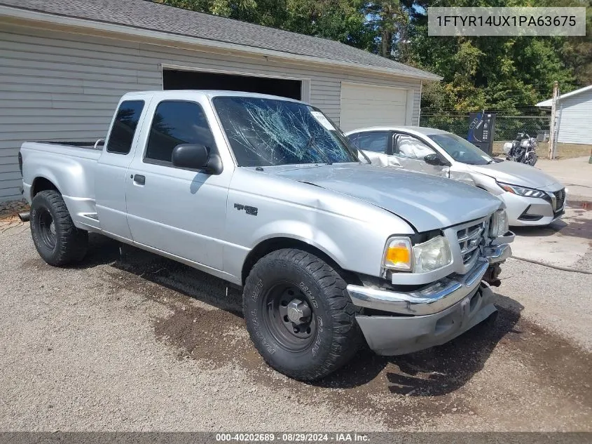 2001 Ford Ranger Edge/Xl/Xlt VIN: 1FTYR14UX1PA63675 Lot: 40202689