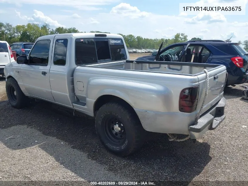 2001 Ford Ranger Edge/Xl/Xlt VIN: 1FTYR14UX1PA63675 Lot: 40202689