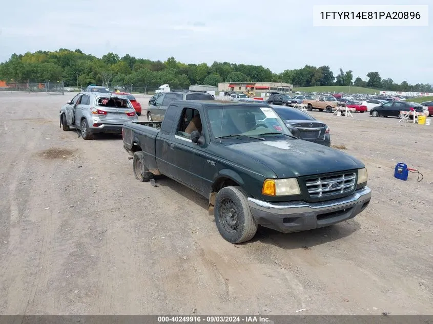 2001 Ford Ranger Edge/Xlt VIN: 1FTYR14E81PA20896 Lot: 40249916