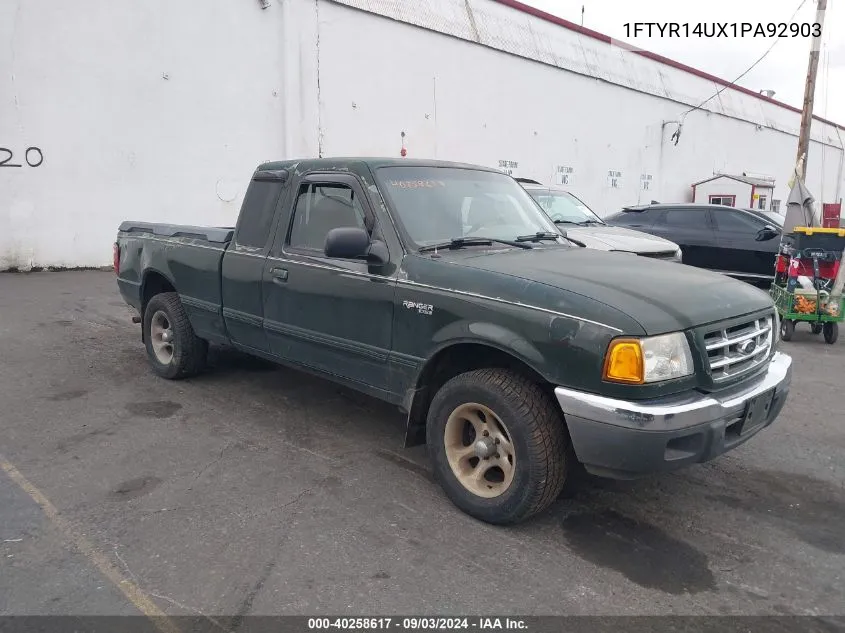 1FTYR14UX1PA92903 2001 Ford Ranger Edge/Xl/Xlt