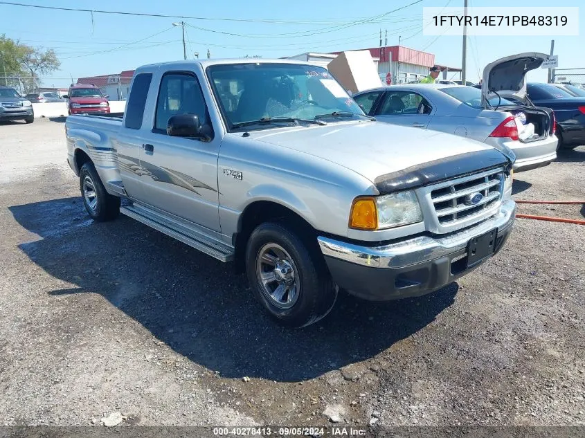 2001 Ford Ranger Edge Plus/Xlt Appearance VIN: 1FTYR14E71PB48319 Lot: 40278413