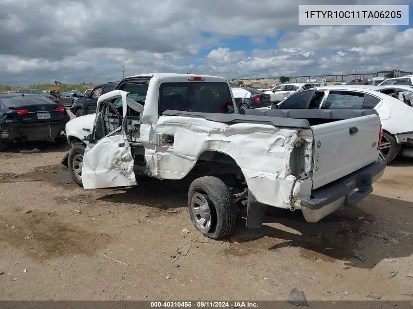 1FTYR10C11TA06205 2001 Ford Ranger