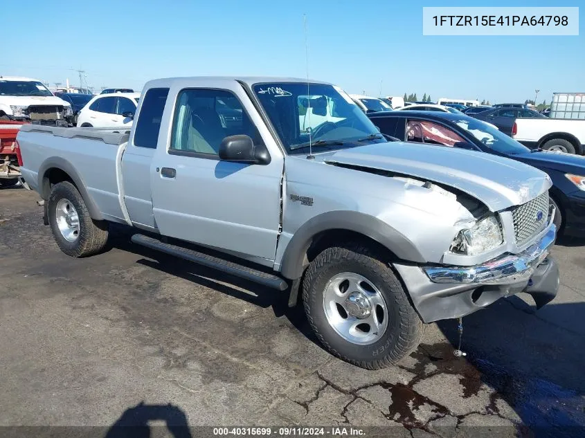 2001 Ford Ranger Xl Fleet/W/392A/W/393A/Xlt Off-Rd W/391A/Xlt Off-Rd W/394A/Xlt/Xlt Off-Rd/Edge/Edge Plus VIN: 1FTZR15E41PA64798 Lot: 40315699