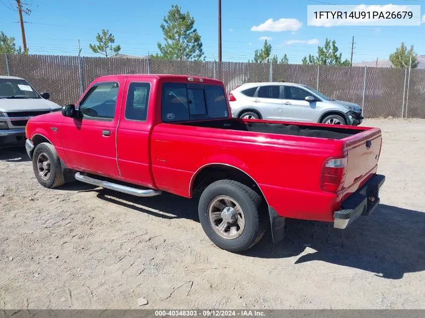 1FTYR14U91PA26679 2001 Ford Ranger Edge/Xl/Xlt