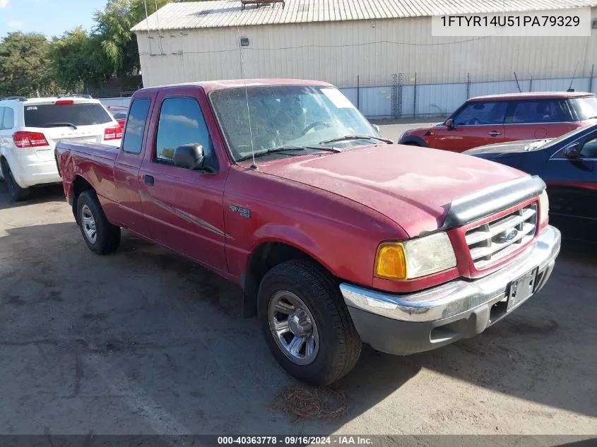 1FTYR14U51PA79329 2001 Ford Ranger Super Cab