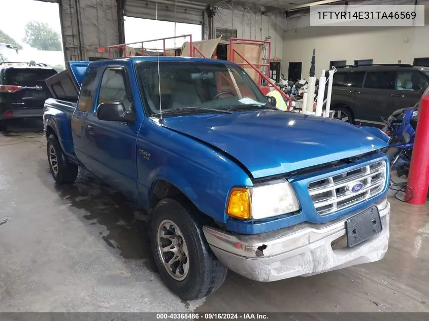 2001 Ford Ranger Edge/Xlt VIN: 1FTYR14E31TA46569 Lot: 40368486