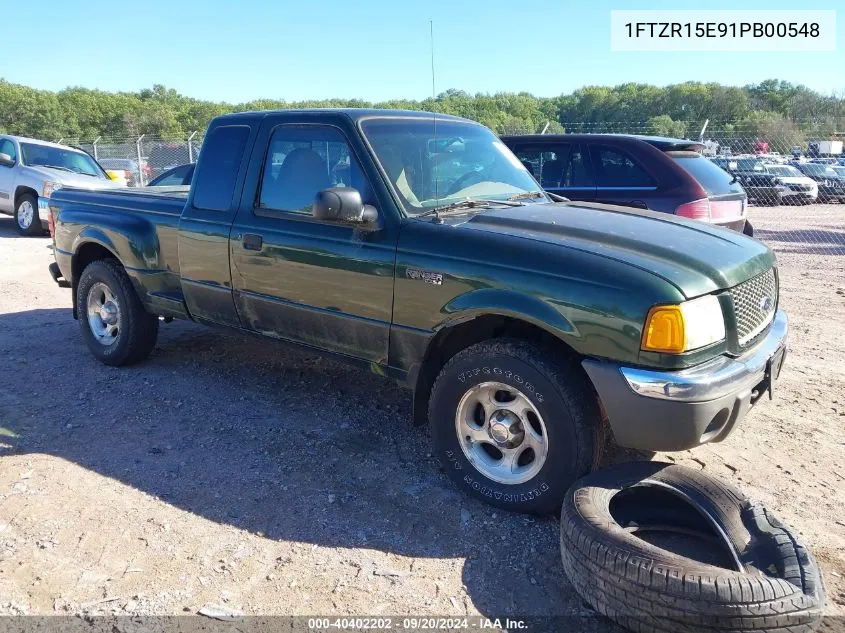 2001 Ford Ranger Edge/Xlt VIN: 1FTZR15E91PB00548 Lot: 40402202