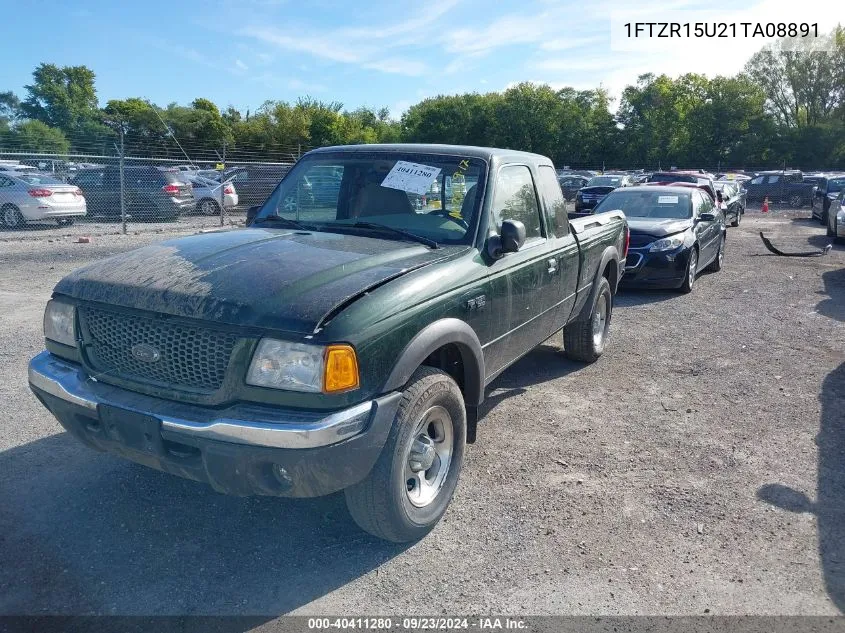 2001 Ford Ranger Super Cab VIN: 1FTZR15U21TA08891 Lot: 40411280