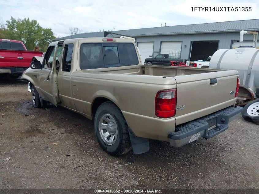 2001 Ford Ranger Edge/Xl/Xlt VIN: 1FTYR14UX1TA51355 Lot: 40435652