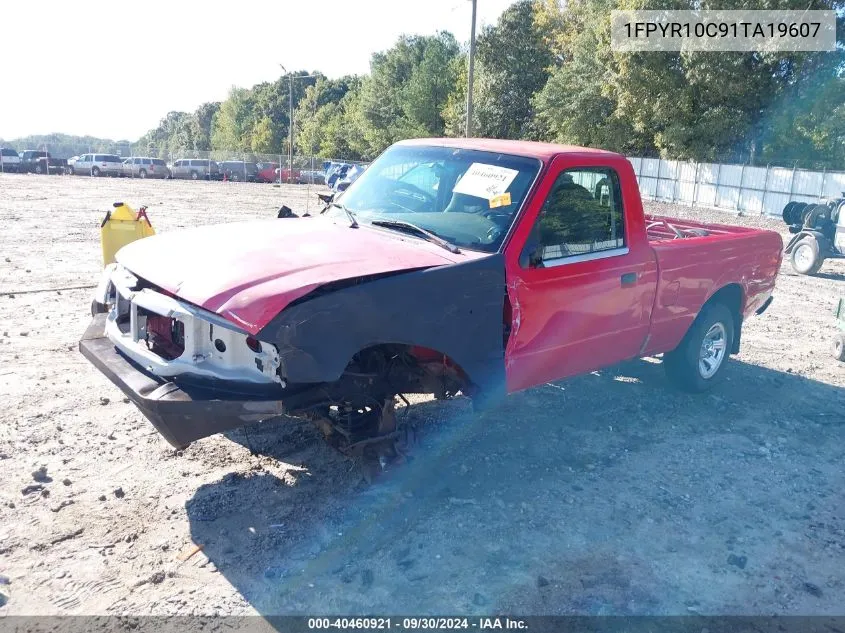 2001 Ford Ranger VIN: 1FPYR10C91TA19607 Lot: 40460921