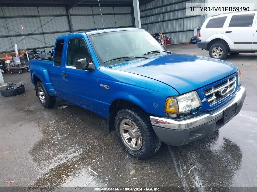 2001 Ford Ranger VIN: 1FTYR14V61PB59490 Lot: 40504166