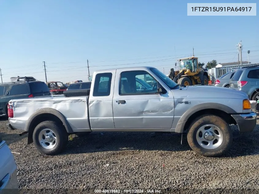 2001 Ford Ranger Super Cab VIN: 1FTZR15U91PA64917 Lot: 40519662