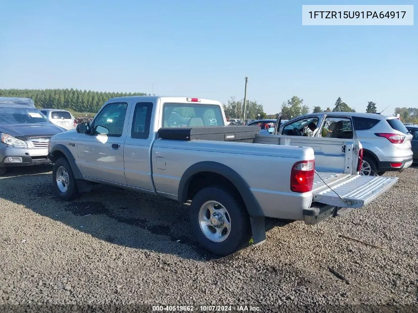 2001 Ford Ranger Super Cab VIN: 1FTZR15U91PA64917 Lot: 40519662