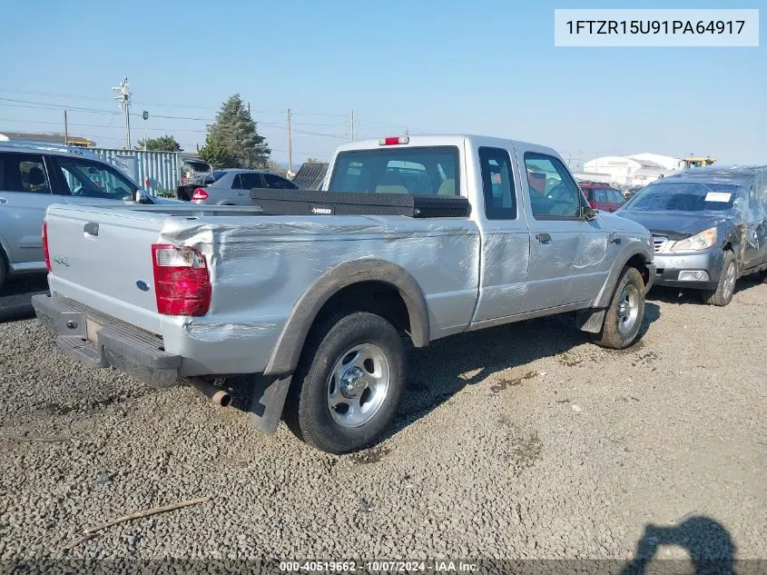 2001 Ford Ranger Super Cab VIN: 1FTZR15U91PA64917 Lot: 40519662