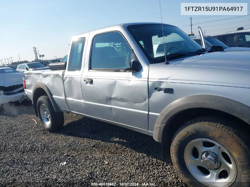 2001 Ford Ranger Super Cab VIN: 1FTZR15U91PA64917 Lot: 40519662