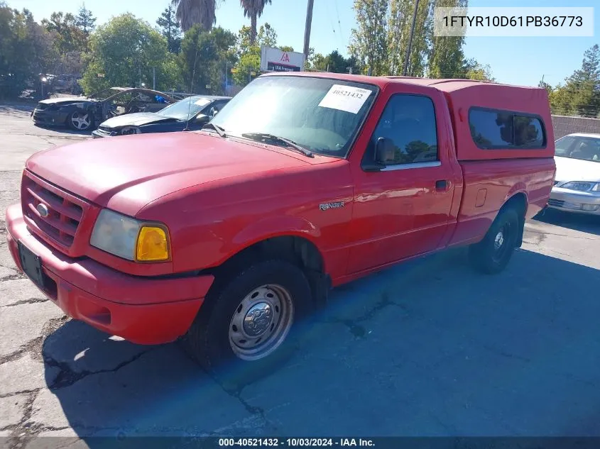 2001 Ford Ranger Xl/Xlt VIN: 1FTYR10D61PB36773 Lot: 40521432