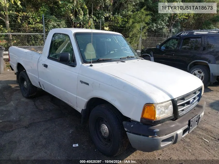 2001 Ford Ranger Edge/Xl/Xlt VIN: 1FTYR10U51TA18673 Lot: 40525397