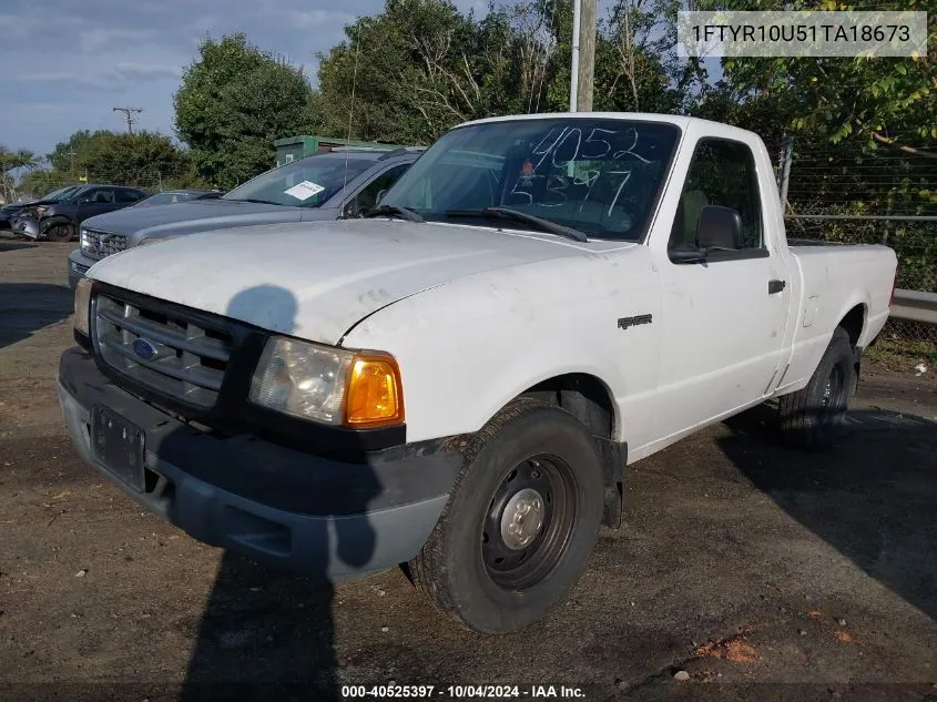 2001 Ford Ranger Edge/Xl/Xlt VIN: 1FTYR10U51TA18673 Lot: 40525397