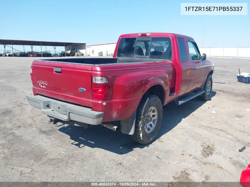 2001 Ford Ranger Edge/Xlt VIN: 1FTZR15E71PB55337 Lot: 40530374