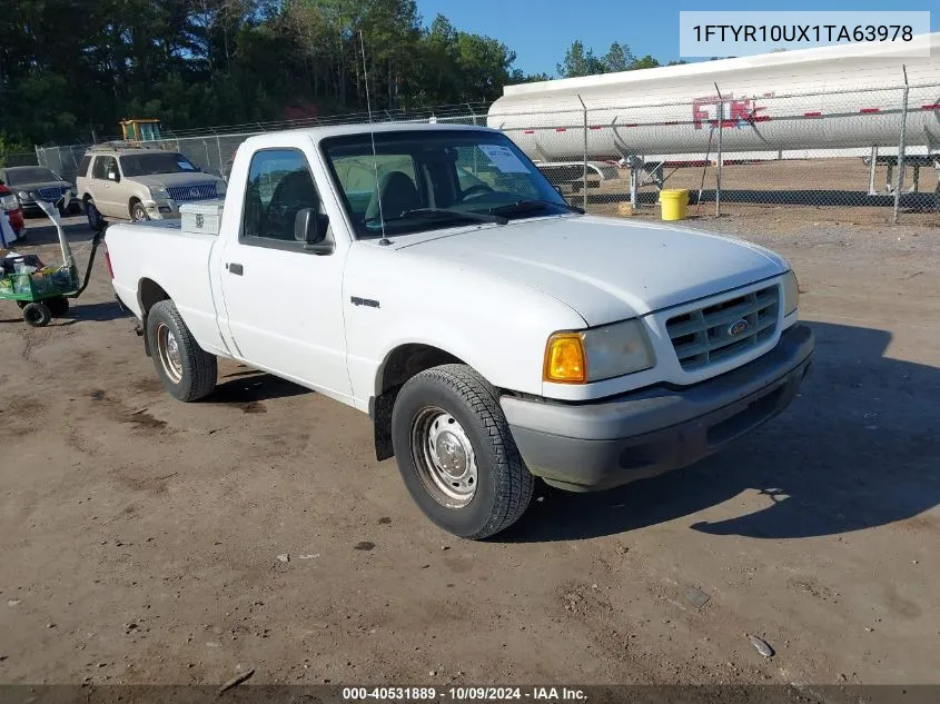 2001 Ford Ranger Edge/Xl/Xlt VIN: 1FTYR10UX1TA63978 Lot: 40531889