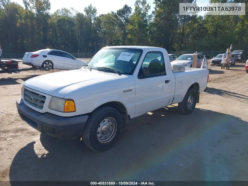 2001 Ford Ranger Edge/Xl/Xlt VIN: 1FTYR10UX1TA63978 Lot: 40531889