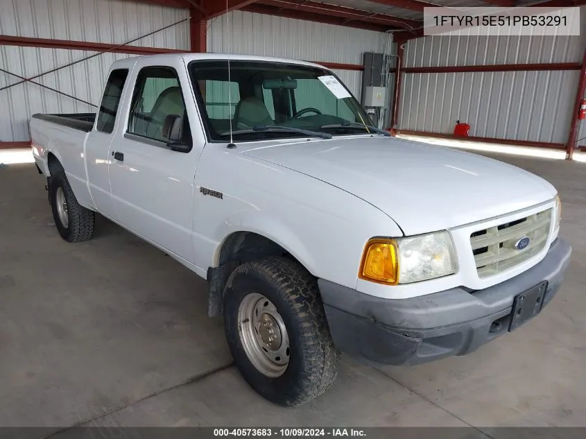 2001 Ford Ranger Edge/Xlt VIN: 1FTYR15E51PB53291 Lot: 40573683