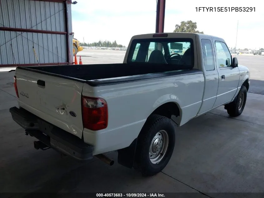 2001 Ford Ranger Edge/Xlt VIN: 1FTYR15E51PB53291 Lot: 40573683