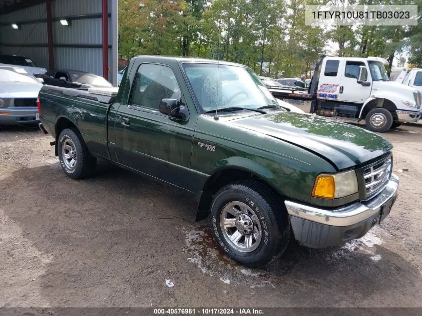 2001 Ford Ranger Edge/Xl/Xlt VIN: 1FTYR10U81TB03023 Lot: 40576981