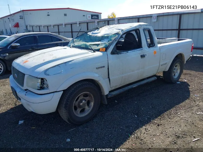 2001 Ford Ranger Edge/Xlt VIN: 1FTZR15E21PB06143 Lot: 40577717